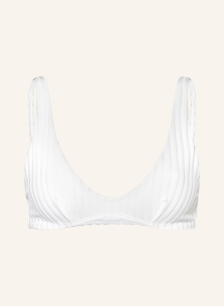 Calvin Klein Góra Od Bikini Bralette Archive Rib weiss