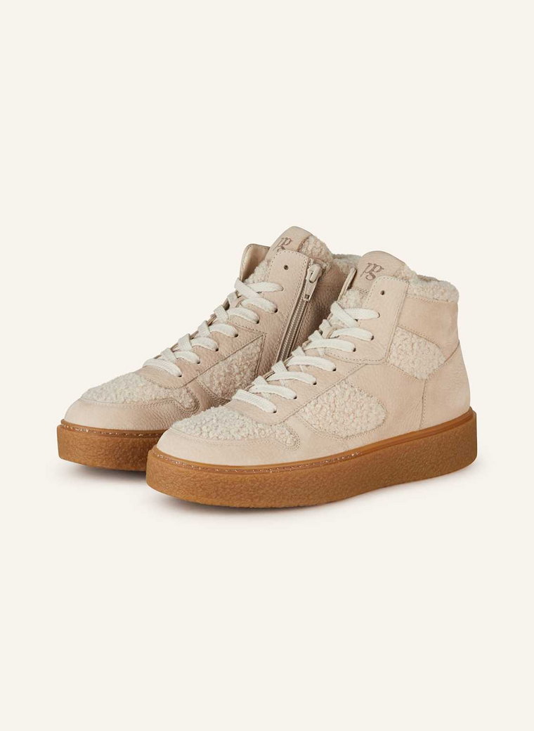 Paul Green Wysokie Sneakersy beige