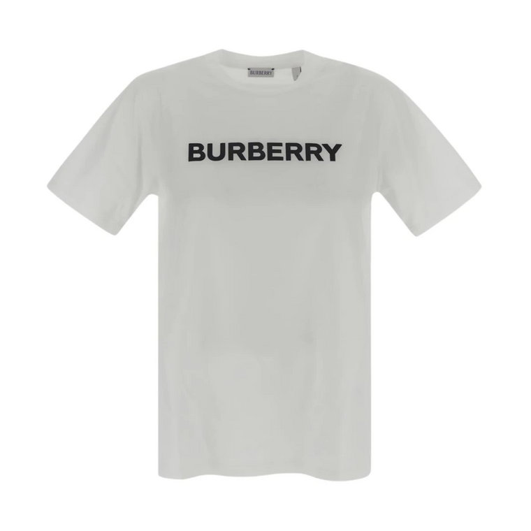 Bawełniana Koszulka z Logo Burberry