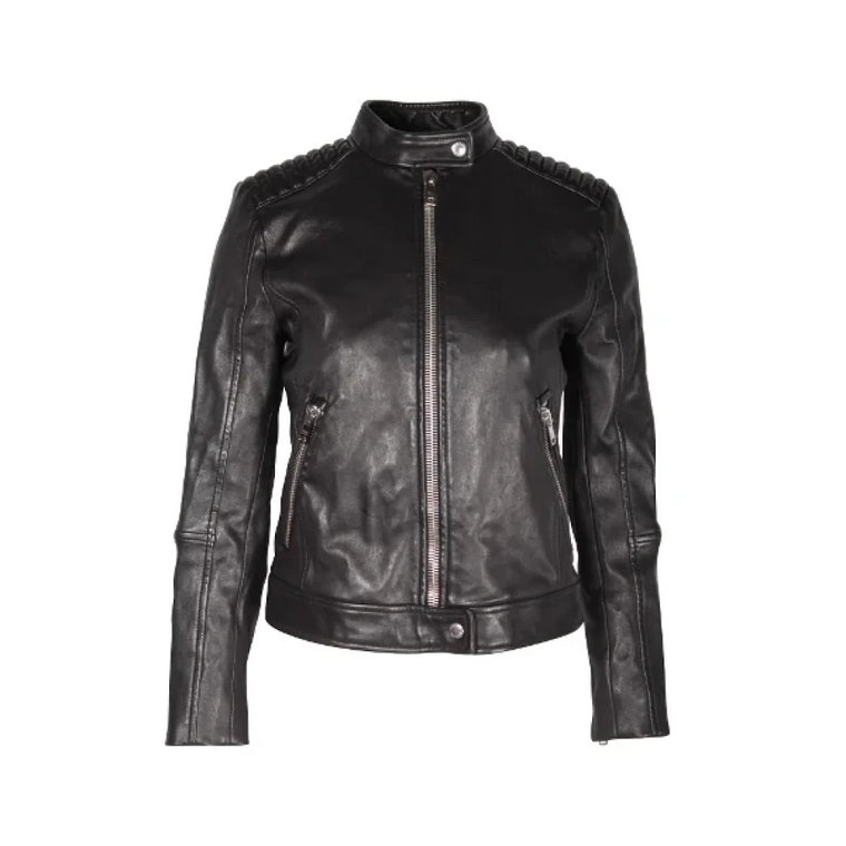 Pre-owned Leather outerwear Prada Vintage