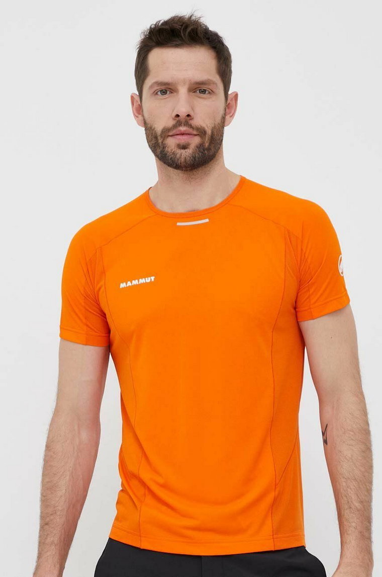 Mammut t-shirt funkcyjny Aenergy FL kolor pomarańczowy