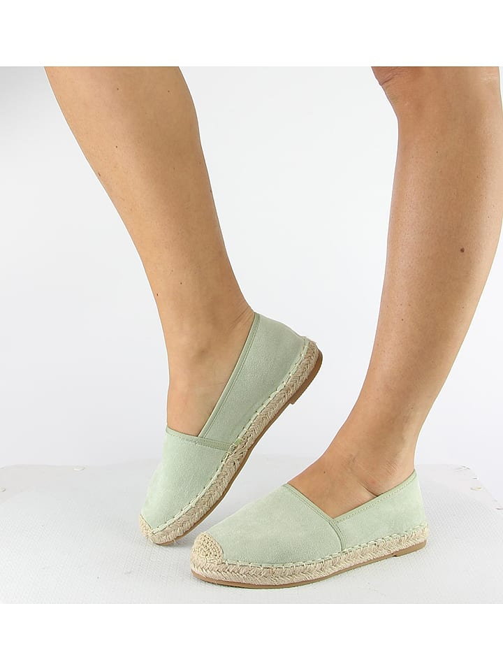 Foreverfolie Espadryle w kolorze zielonym