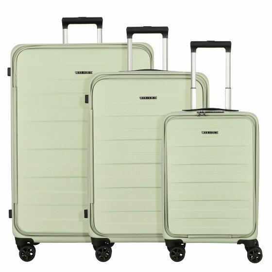 Worldpack Seattle 4 kółka Zestaw walizek 3-części pastellgrün