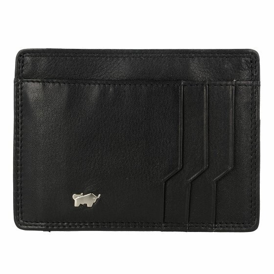 Braun Büffel Golf Secure Credit Card Case RFID Leather 11 cm schwarz