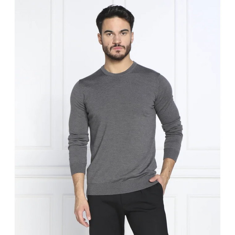 HUGO Wełniany sweter San Cedric-M1 | Regular Fit