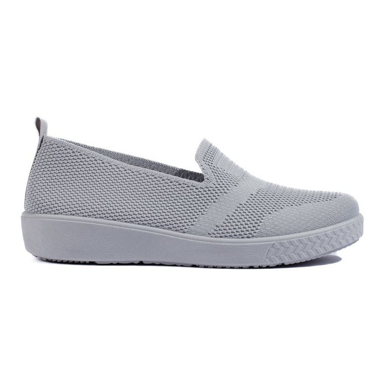 Wsuwane szare trampki slip on