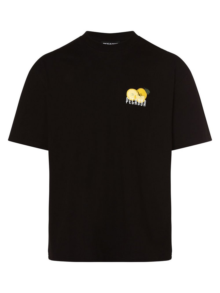 PEGADOR - T-shirt męski  Plaxton, czarny