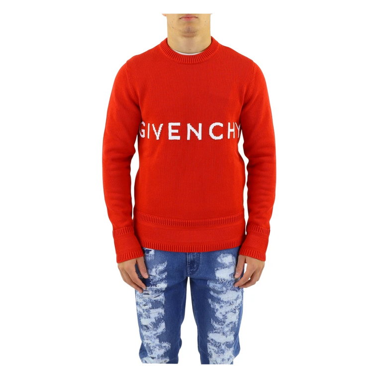 Wygodny i stylowy sweter z okrągłym dekoltem Givenchy