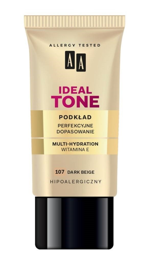 AA Make Up Ideal Tone Foundation 107 - podkład dostosowujący się do koloru skóry 30ml