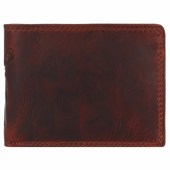 Jack Kinsky Monterey 104 Portfel Ochrona RFID Skórzany 10.5 cm cognac