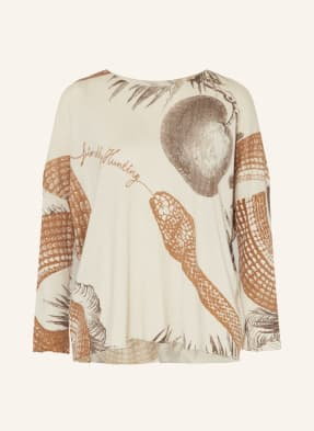 Friendly Hunting Sweter Z Jedwabiu Garden Eden Z Dodatkiem Kaszmiru beige