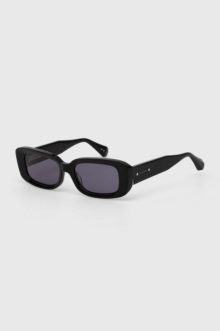 AllSaints okulary przeciwsłoneczne damskie kolor czarny ALS500600153