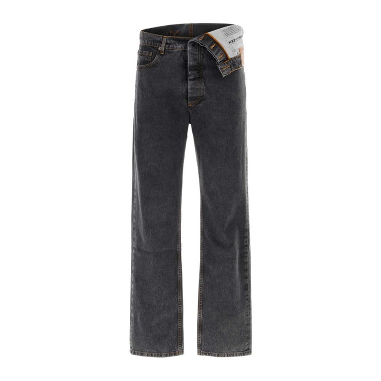 Ciemnoszare jeansy z denimu - Stylowe i wygodne Y/Project