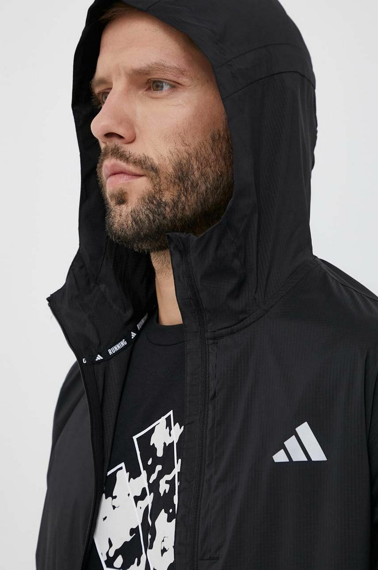 adidas Performance wiatrówka Ultimate kolor czarny przejściowa