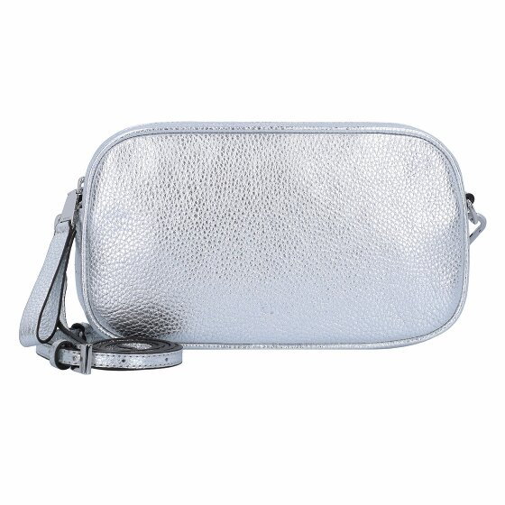 abro Shimmer Torba na ramię Skórzany 23 cm silver