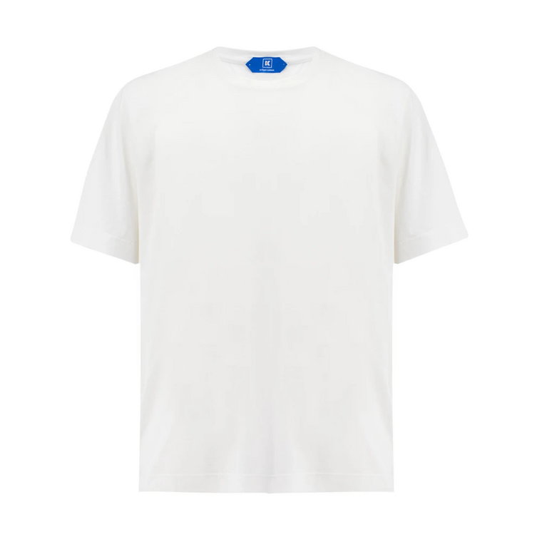 Klasyczny Biały T-Shirt dla Mężczyzn Kired
