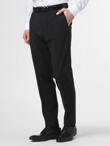 Strellson - Męskie spodnie od garnituru modułowego  Mercer2.0, czarny