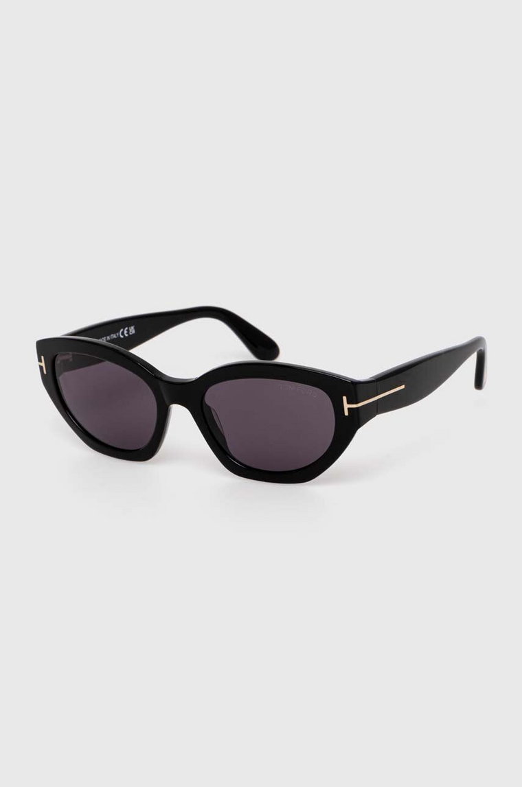 Tom Ford okulary przeciwsłoneczne damskie kolor czarny FT1086_5501A