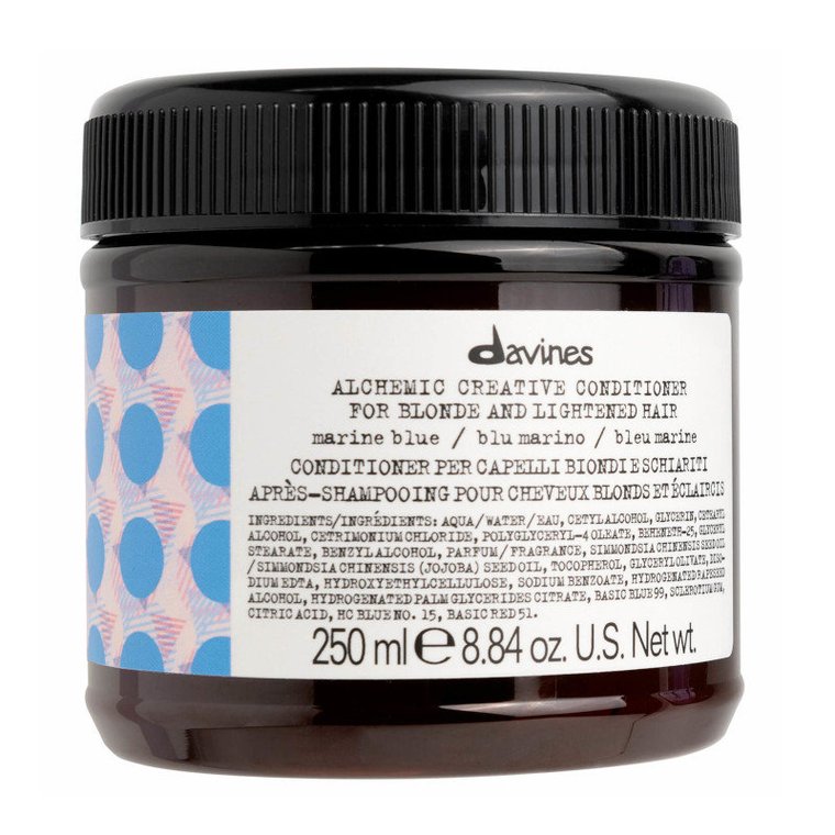 Davines Alchemic Creative Marine Blue, Odżywka do kreatywnej koloryzacji - niebieska 250ml