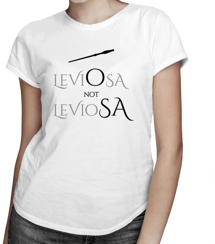 LeviOsa not LevioSA - damska koszulka z nadrukiem