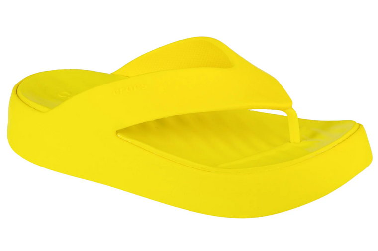 Crocs Gataway Platform Flip 209410-76M, Damskie, Żółte, japonki, syntetyk, rozmiar: 36/37