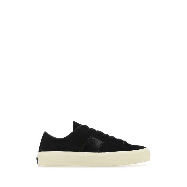 Podnieś swój styl z czarnymi zamszowymi sneakersami Cambridge Tom Ford