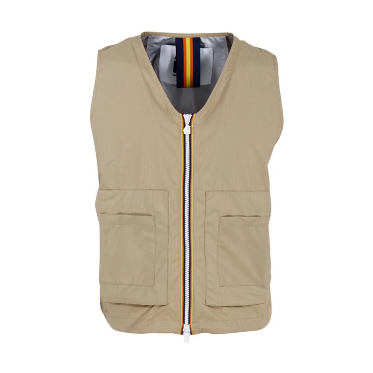 Przyjazny Srebrny Gilet K-Way