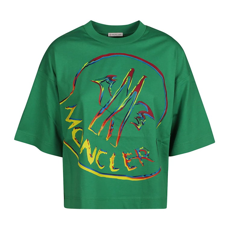 Zielony T-Shirt Moncler