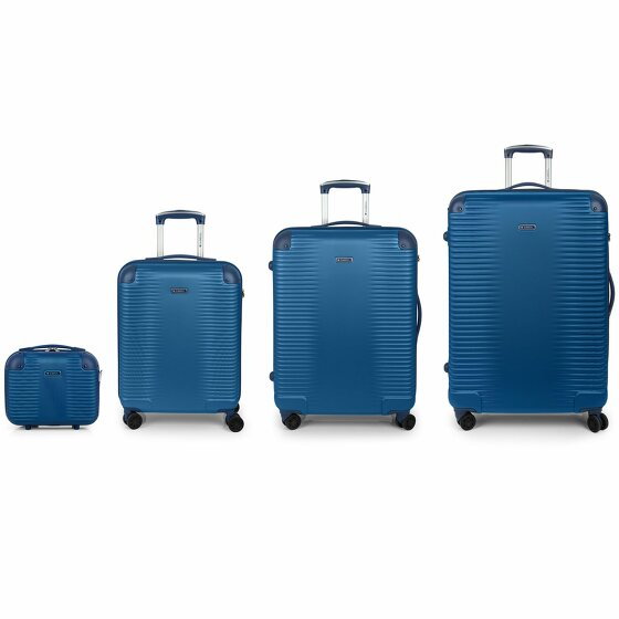 Gabol Balance XP 4 kółka Zestaw walizek 4-części z plisą rozprężną blau