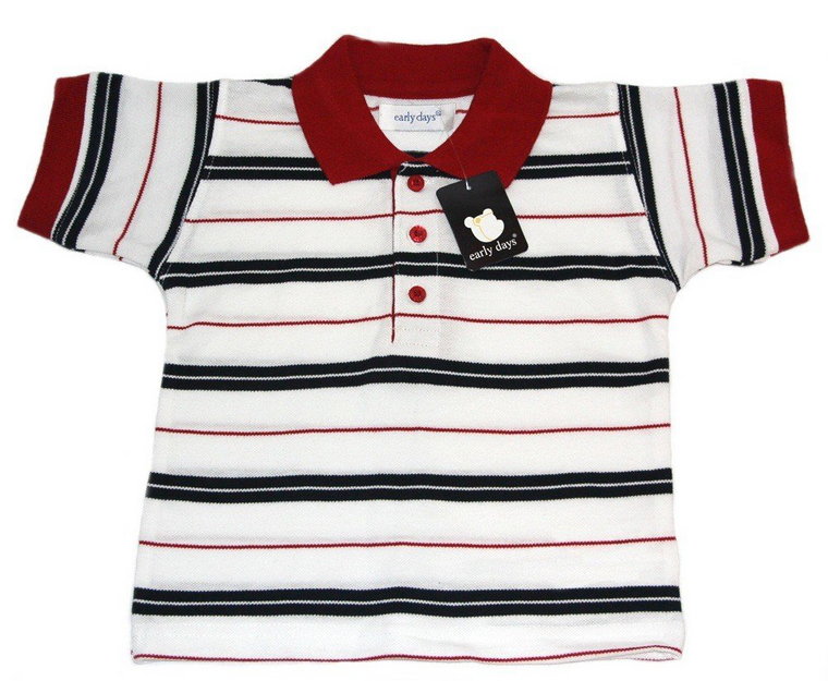 Koszulka POLO w paski EARLY DAYS 6-12 m