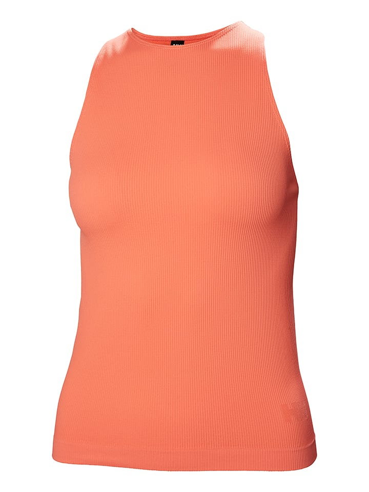 Helly Hansen Top sportowy "Allure Seamless" w kolorze pomarańczowym