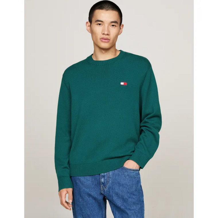 Tommy Jeans Sweter | Regular Fit | z dodatkiem wełny