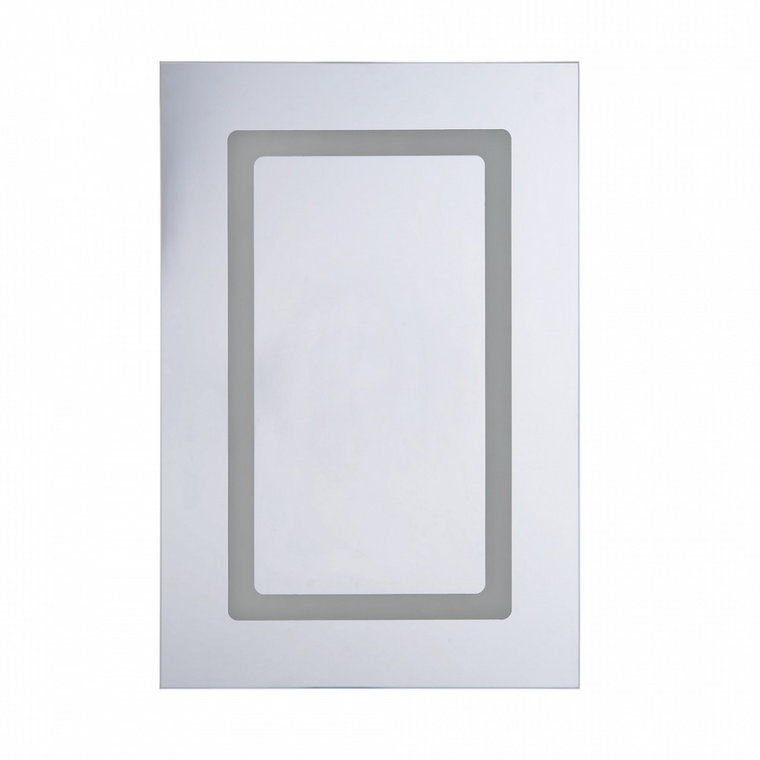 Szafka łazienkowa wisząca z lustrem LED 40 x 60 cm biała CONDOR kod: 4251682244459
