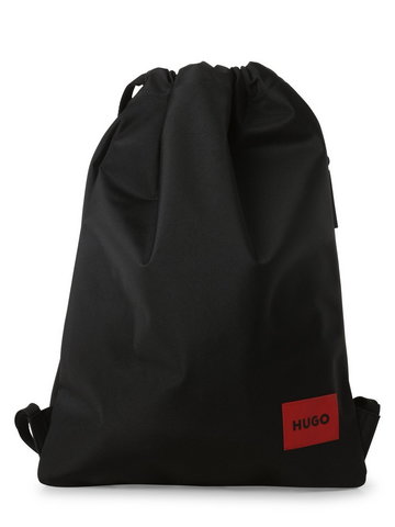 HUGO - Plecak męski  Ethon_Drawstring, czarny