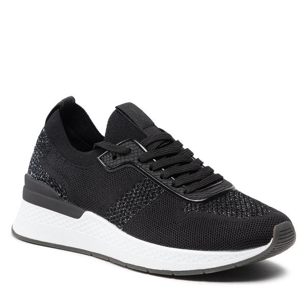 Sneakersy TAMARIS - 1-23712-29 Black/Metallic 009