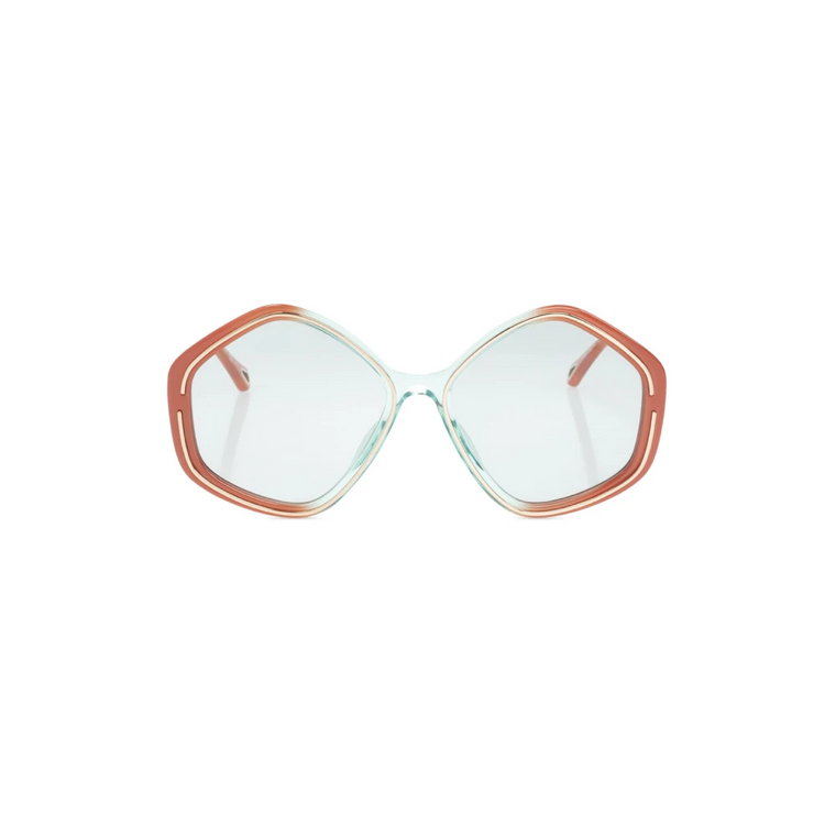 Stylowe okulary przeciwsłoneczne z certyfikowanymi niebieskimi soczewkami Chloé