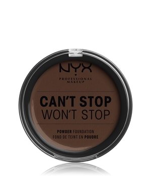 NYX Professional Makeup Can't Stop Won't Stop Full Coverage Powder Kompaktowy podkład 10.7 g Nr. 24 - Deep Espresso