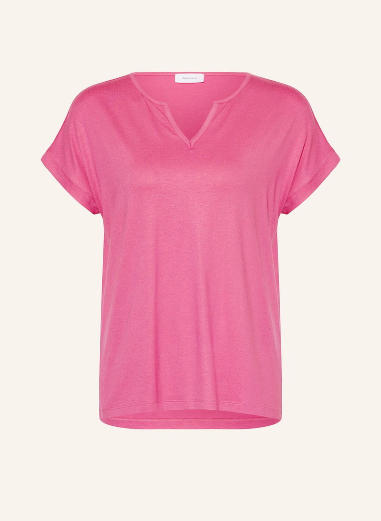 Darling Harbour T-Shirt Z Błyszczącą Przędzą pink