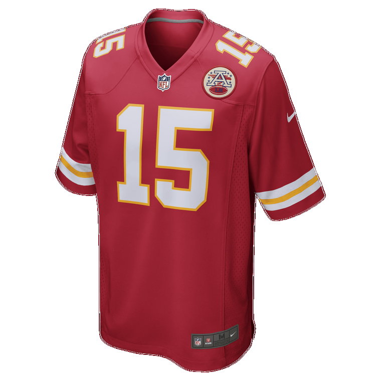 Męska koszulka do futbolu amerykańskiego NFL Kansas City Chiefs (Patrick Mahomes) - Czerwony