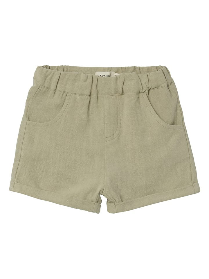 Lil Atelier Szorty "Dolie" w kolorze khaki