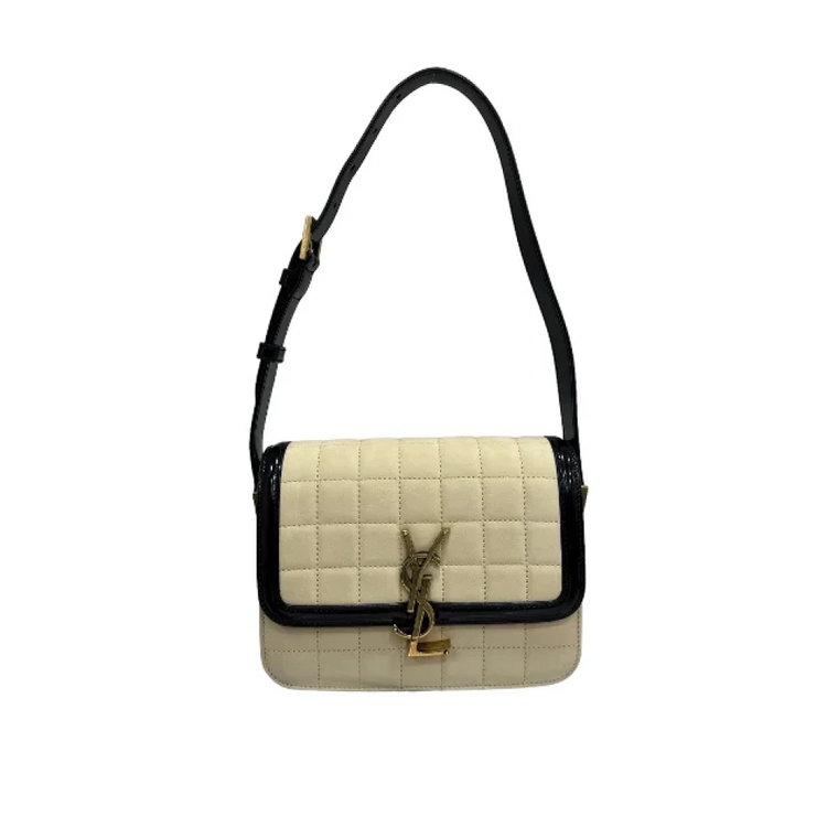 Pre-owned Suede handbags Yves Saint Laurent Vintage