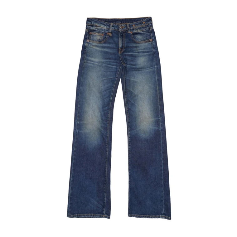 Ansel Blue Boyfriend Flare Jeans R13