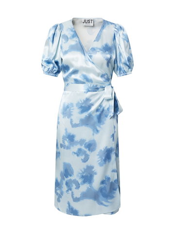 JUST FEMALE Sukienka 'Laguni'  niebieski / biały