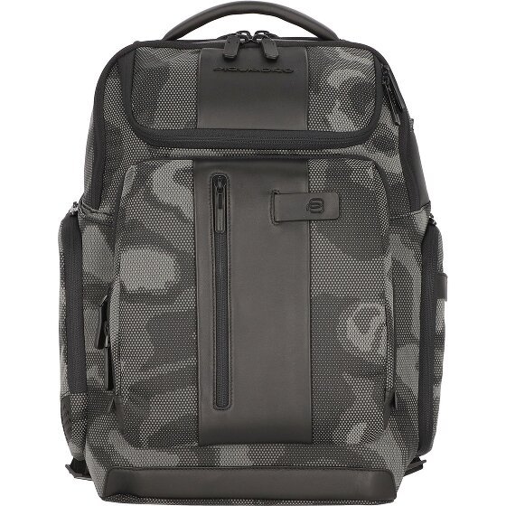 Piquadro Plecak Letter RFID 43 cm Laptop compartment camouflage reflected black