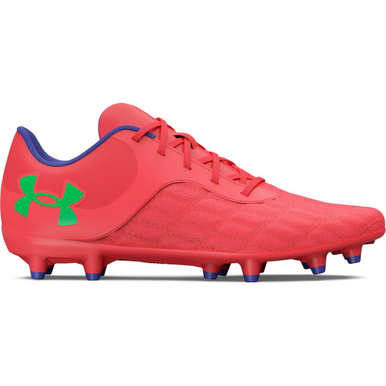 Chłopięce buty piłkarskie Under Armour UA Magnetico SelectJR 3.0 FG - koralowe