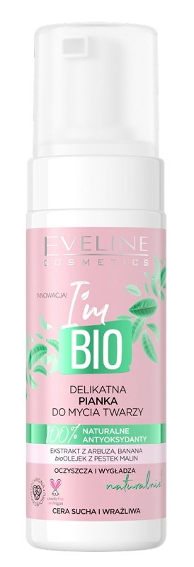 Eveline Im Bio - Delikatna pianka do mycia twarzy 150ml