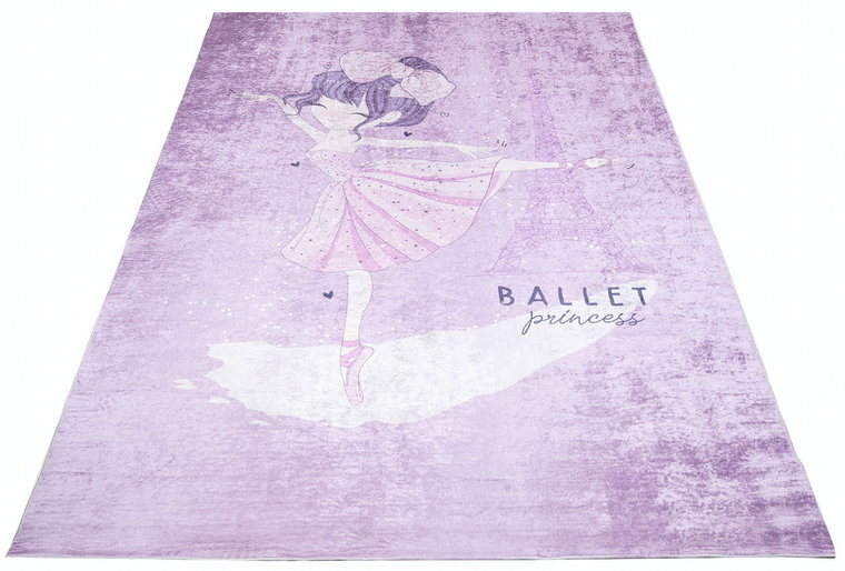 Prostokątny dywan dziecięcy z baleriną - Feso 4X