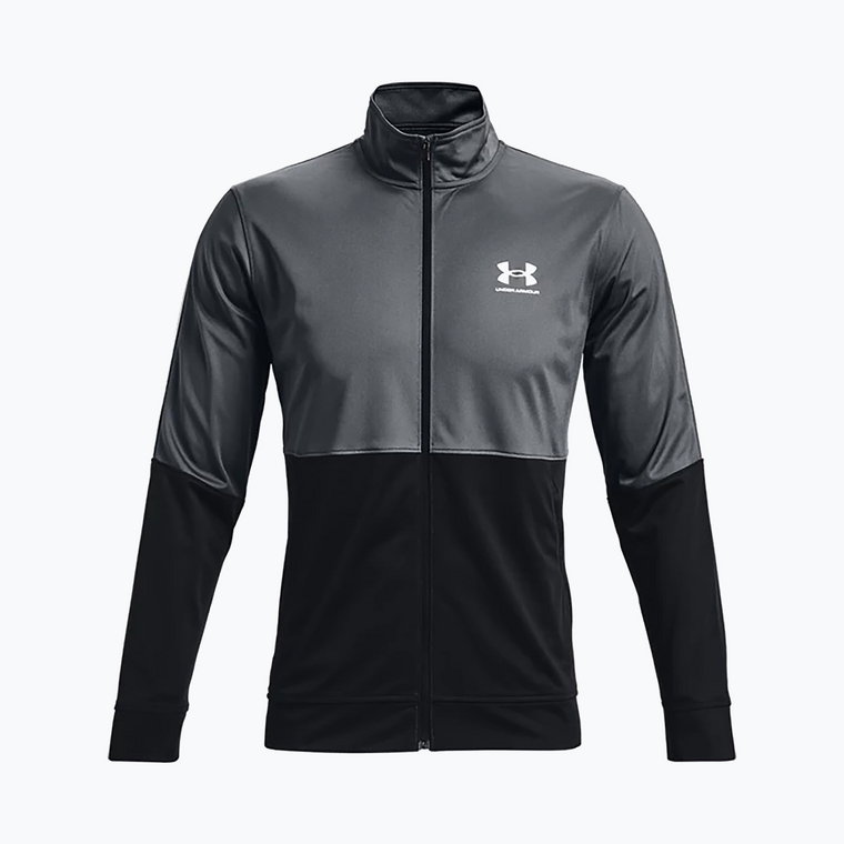 Bluza męska Under Armour UA Pique Track pitch gray/white