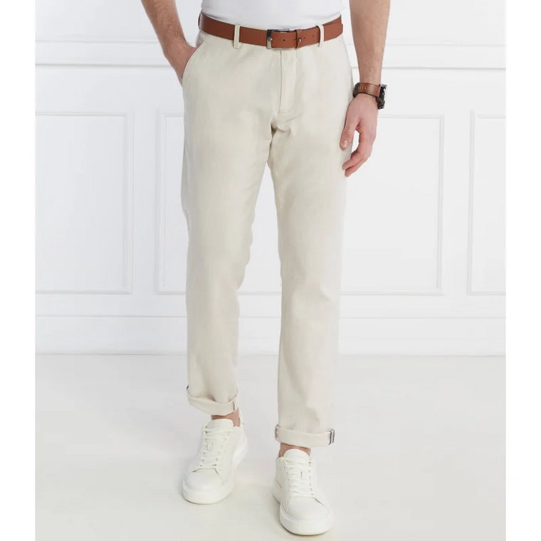 Joop! Jeans Spodnie chino 83Matthew2 | Modern fit | z dodatkiem lnu