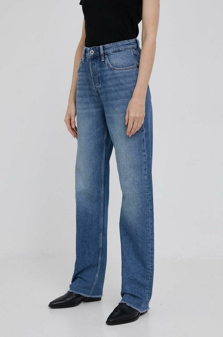 Pepe Jeans jeansy damskie high waist